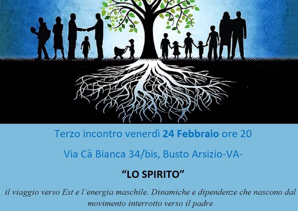 Percorso di costellazioni familiari spirituali: terzo incontro 24 Febbraio 2023 – Lo spirito